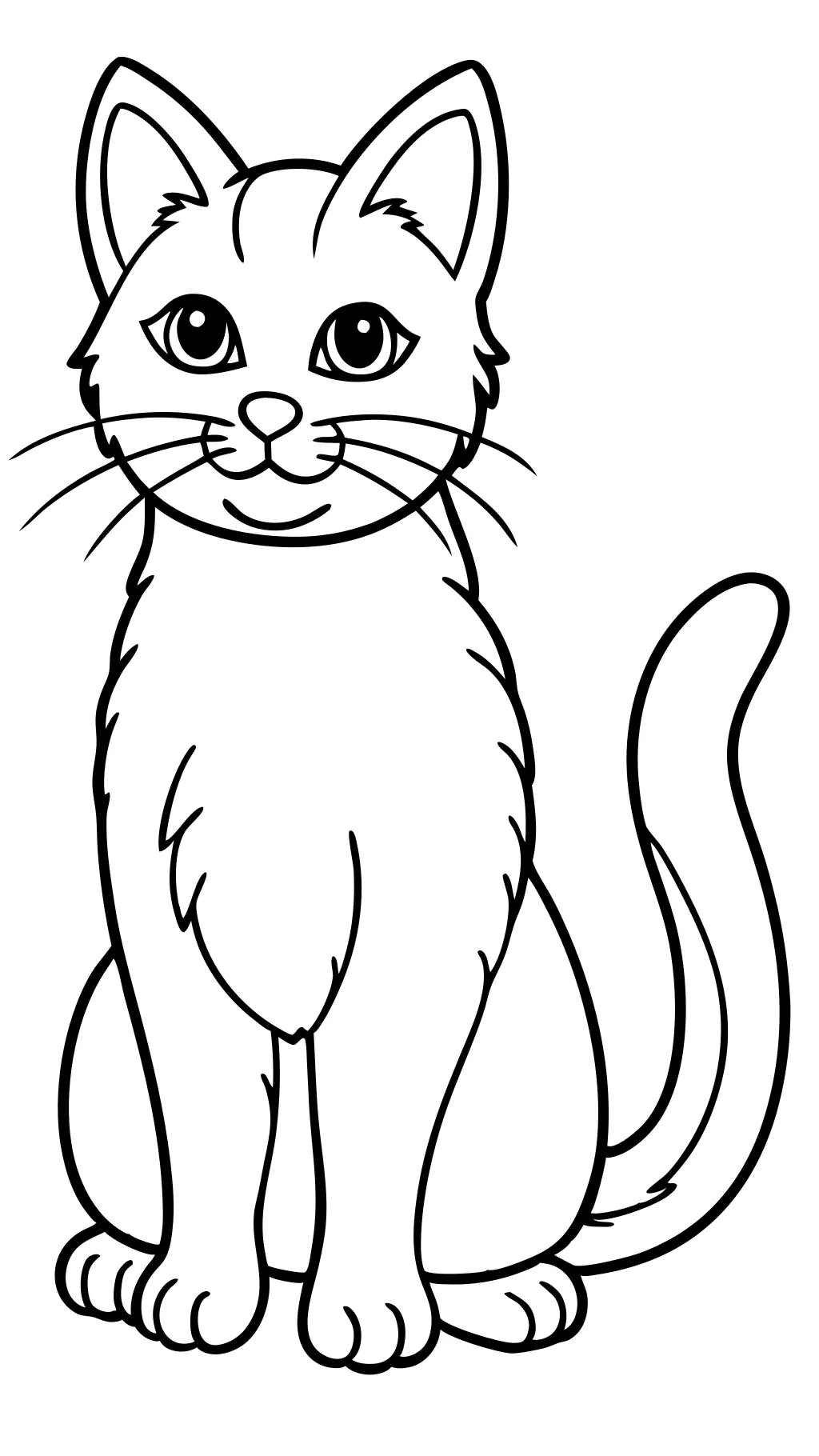 cat coloring pages free